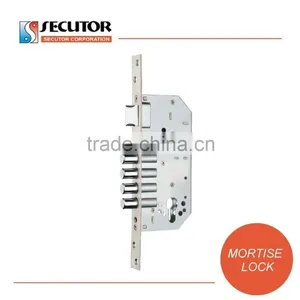High Security 4 Round Steel Bolt Latch Double Mortise Lock thumbnail-2