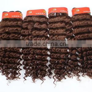 DEEP CURL 26 Inch Virgin Remy Peruvian Hair Weft With Most Popular thumbnail-4