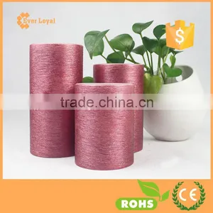 Red Flickering LED Candle Light Paraffin Wax Candle Round Edged thumbnail-4