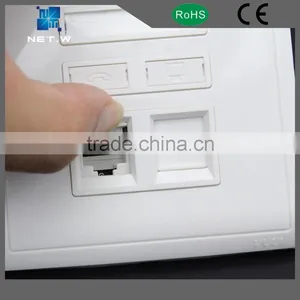 RJ45 Single Module Keystone Jack Faceplate thumbnail-6