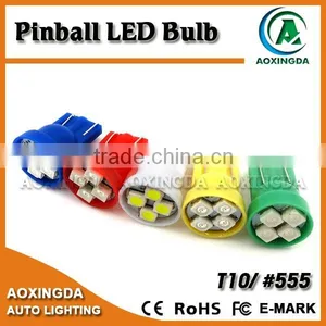Wedge T10 555 6.3V Pinball Led Lamp White thumbnail-1