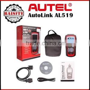 Wholesales Price!!!Powerful Function Auto Car Diagnsotic Scanner Autel AutoLink AL519 al 519 OBD-II And CAN Scanner Tool thumbnail-1