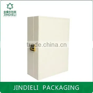 Hot Stamping Decorative White Cosmetic Gift Box Packaging thumbnail-3