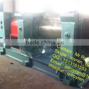 GOLDEN SUPPLIER Waste Tire Recycling Rubber Cracker Machine Rubber Crushing Mill thumbnail-1
