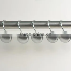 Shower Curtain Hooks/shower Curtain Track Hooks ,metal Rounded Shape Curtain Hanging Hooks thumbnail-5