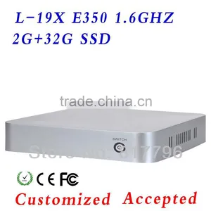 Crylic Small Computer Case AMD E350 ,Game Computer Case Smallest Mini pc DDR3 SO-DIMM 2GB High Performance No Electric Noise !! thumbnail-1