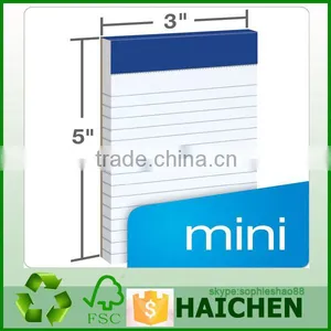 3" x 5" Narrow Perforated Writing Pads - White (12 Pads of 50 Sheets Each) thumbnail-5