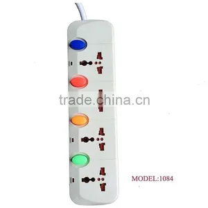 3 Gang Way Electrical Outlet Multi Power Socket Extension Strip With Safety Guard Sheet thumbnail-2