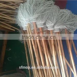 Wooden Handle Cheap Mop thumbnail-2
