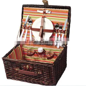 2016 New Arrival Factory Directly Supply Custom Wicker Picnic Basket thumbnail-1