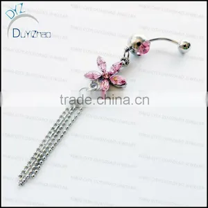 Beautiful Navel Piercing Nickel Free Belly Button Rings thumbnail-1