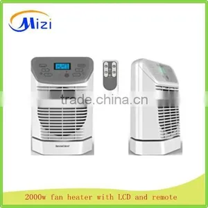 LCD Display Fan Heater New Plastic thumbnail-1