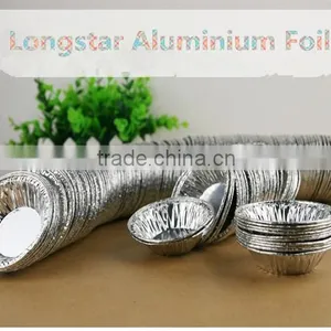 Disposable Aluminium Foil Food Containers Egg Tarts Cup Cake Moulds thumbnail-2