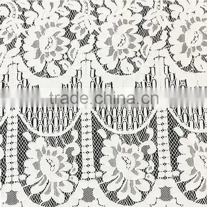 High Quality 150cm Cotton/Nylon Knitted Eyelash Lace Fabric T8126 thumbnail-3