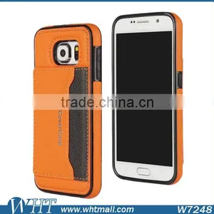 Mobile Phone Accessories Luxury Leather Card Case for Samsung S6 thumbnail-2