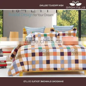 100% Cotton 128*68 40s*40s Pigment Printting Wholesale Quilt Cover Set With Zipper thumbnail-1