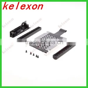 New 7.0mm to 9.5mm HDD Hard Drive Caddy Cover Rubber Rail Widescreen For Thinkpad T400 R400 14.1" thumbnail-2