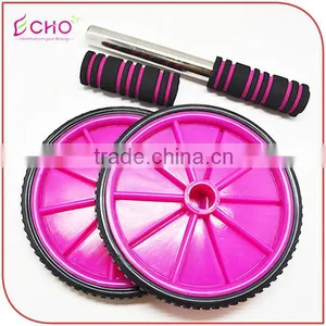 Fitness Abdominal Abs Toning Wheel Roller Strengthing Exercise thumbnail-2