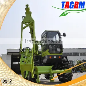 New Type Sugarcane Loading Machinery/4 Wheels High Efficient Sugar Cane Loader in China thumbnail-1