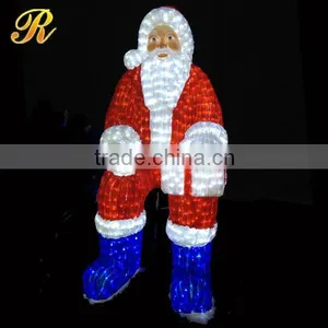 Christmas Decorative LED Illuminated Santa Claus thumbnail-1