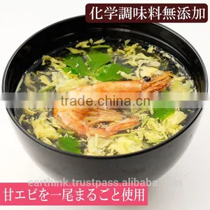 Organic Premium Red Shrimp Suimono (Japanese Clear Soup) Freeze-dried Soup 6.3g X10P thumbnail-3