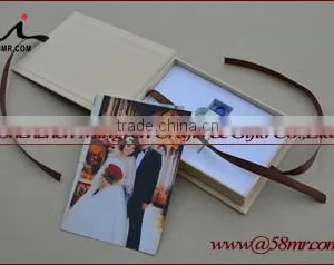 Foldable Fabric Special Paper USB Photo Packaging Gift Box thumbnail-2