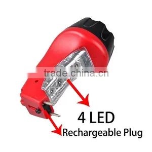 Rechrageable Powerful Flashlight Emergency Plastic Body 7+4 LED Flashlight LED Rechargable thumbnail-3