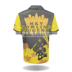 Fashion Clothing Manufactuerers Sublimated Zipper Collar Polo Shirt thumbnail-2