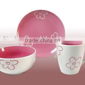 3pcs Ceramic Breakfast Set by Handpainted thumbnail-1