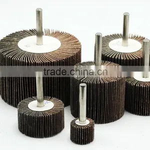 Hardware Importer Concrete Diamond Fiber Siliconed Grinding Flap Wheel With Shaft thumbnail-4
