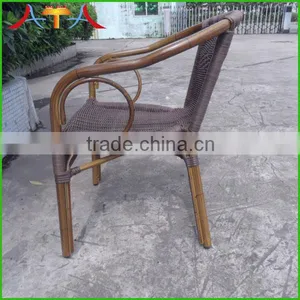 Outdoor Wicker Rattan Chair in Bamboo Looking AT-6047 1622 thumbnail-3
