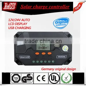 Solar Charge Controllers 12v 25a Pwm Style With LCD Display thumbnail-1