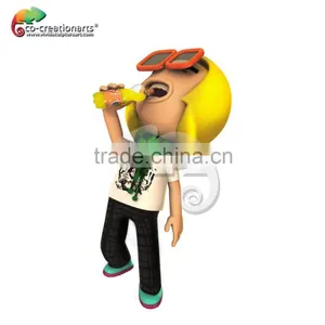 Custom Fiberglass Advertising Product Model Mirinda Figure thumbnail-1