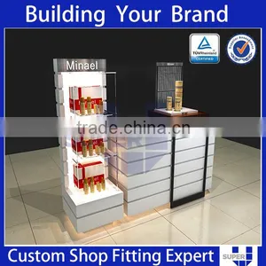 Shopping Mall Makeup Kiosk High Quality Customized Cosmetic Shop Display thumbnail-3