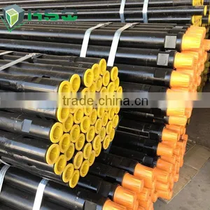 High Steel DTH Drill Pipes for Rock Drilling Tools , Steel Drill Pipe With 4 Wrench Flat on Both Connection thumbnail-2