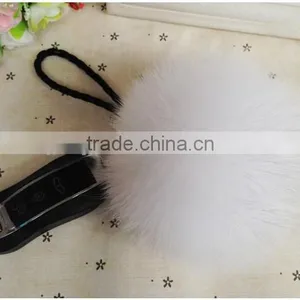 2016 Fashion Colorful Fox Fur Pom Pom Keychain thumbnail-2