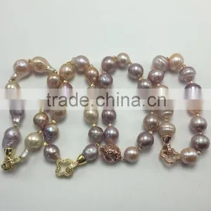 Baroque Pearl Bracelet 10-13mm thumbnail-3