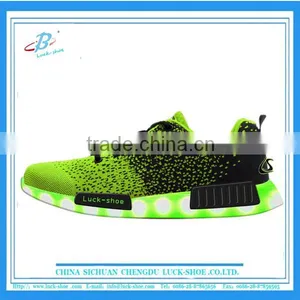 High Quality Luminous Rubber Sole LED Running Shoe thumbnail-1