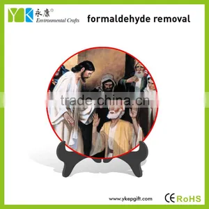 Religious Jesus Catholic Figurines Painted Decorative Plate Cheap Corporate Commercial Gifts thumbnail-1