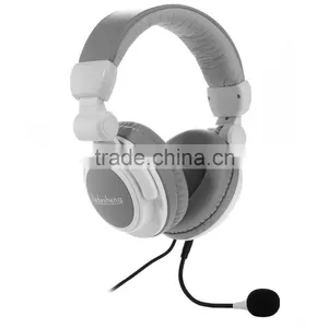 Foldable Overhead Tablet MP3 Music Headphone With Detachable Boom Mic, PC Gaming Headset for Playstaion 4 Xbox One thumbnail-1