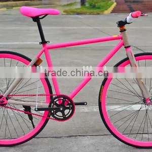 700C Classic Fixed Gear Bicycle/OEM Fixie Bikes Single Speed Steel Fixed Gear Bikes thumbnail-3