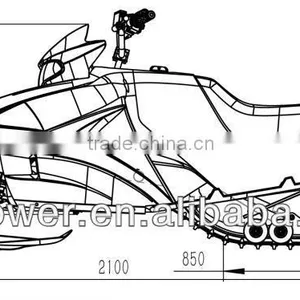 New 180cc Child Snowmobile Snow Mobile (Direct Factory ) thumbnail-4