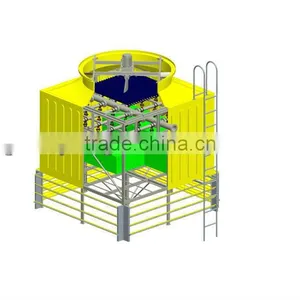 Low Noise LKN-400 L/SA Square Counter Flow Cooling Tower thumbnail-2