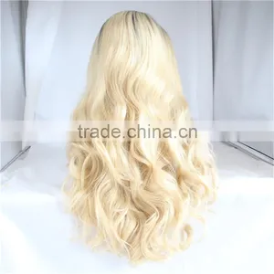 Fashion Beautiful Colorful Ombre Synthetic Hair Wig Lace Front Wig Quality Choice thumbnail-6