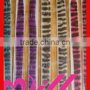 Pretty Synthetic Feather Hair Extension Cheap Synthetic Colorful Clip-in Hair Extensions Synthetic Fiber Hair Extension thumbnail-3