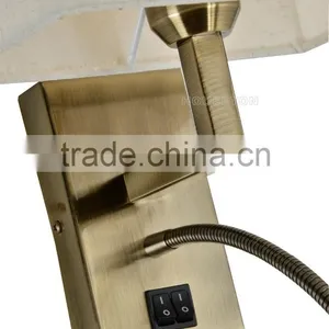 Contract Bronze Plated Hotel Bedside Wall Lamp,Bronze Plated Hotel Bedside Wall Lamp,bedside Wall Lamp WL1089 thumbnail-5