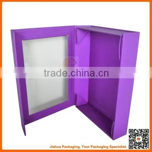 Customed Rectangular Foldable Gift Box With Window thumbnail-2