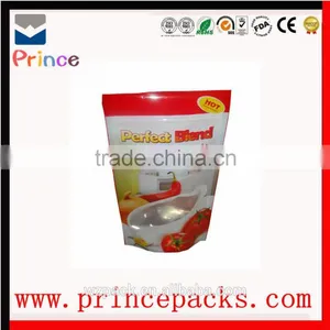 Zipper Silver Plastic Foil Bag Aluminum Foil Packaging Bag/ Aluminum Foil Bag /Aluminum Foil Zip Lock Bag thumbnail-1