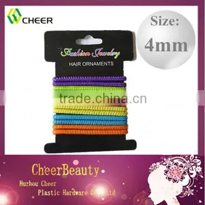 Colored Hair Rubber Bands for Lady thumbnail-1