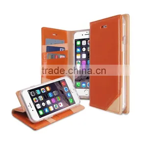 Customize Design Full Grian Leather Mobile Phone Case for Iphone 6 thumbnail-2